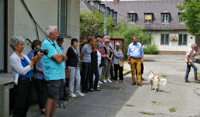 Besucher der Ausstellung 