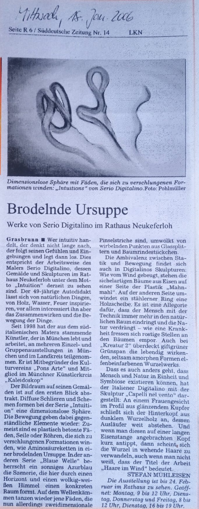 Brodelnde Ursuppe Süddeutsche Berichte